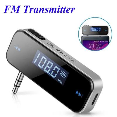 China In-Car Handsfree Music Car Radio 3.5mm FM Transmitter FM Transmitter Call MP3 Player Lcd Display Car Audio Kit Transmitter For Mobile Phone for sale