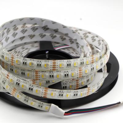 China LANDSCAPE LED Strip Light 4IN1 RGBW 5050 60leds 96Leds/m 4 Colors in 1 Flexible Strip 3M String DC 12V 24V Chip RGB+WW Led Strip Light for sale