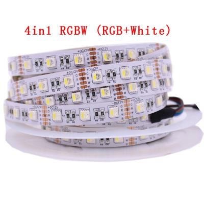 China LANDSCAPE 12V 24V SMD5050 RGBW RGBWW LED Strip RGB White Warm White 4 Color In 1 Chip 60 LED/M IP20 IP65 IP67 Waterproof LED Strip for sale