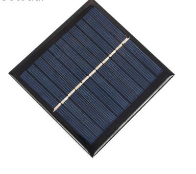 China 1W 5.5V 1W 5.5V DIY Solar Panel 1W 5.5V Battery Charger Polysilicon Mini Battery DIY Solar Charging Toy 125mmx125mm for sale