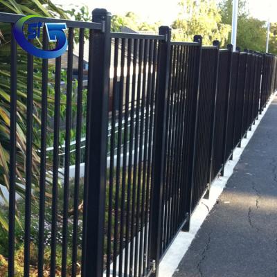 China Easily Assembled Cast Iron Good Quality Tubular Pool Garden Swimming Gate Fencing SPF2412-L for sale