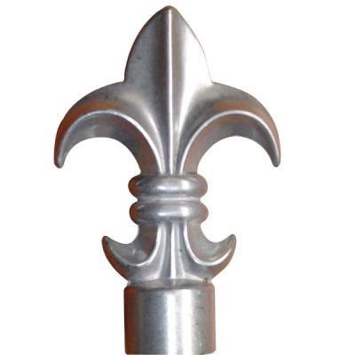 China Easily Assembled Aluminum Safety Fence Picket Spikes And Finials for sale