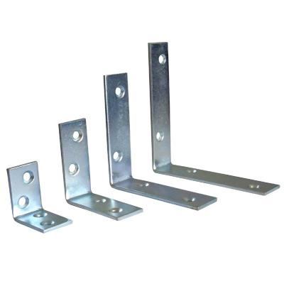 China Crazy Sell Furniture Lower Prices Stained Glass Galvanized Steel Corner Glass Bracket SB-40x40 for sale