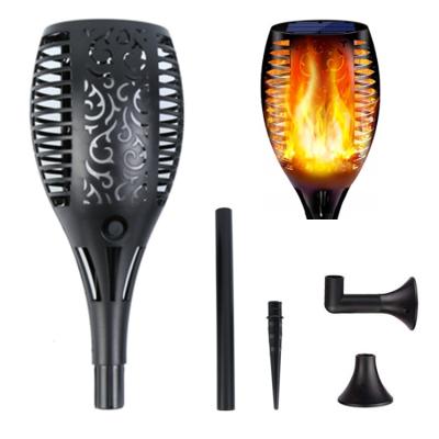 China Outdoor Led Solar Garden Holiday Lighting Flame Effect Flame Light Garden Light for sale