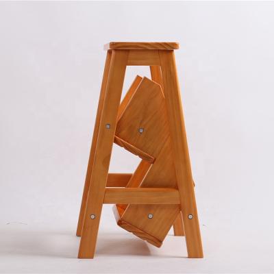 China New Design 5M Retractable Loft Folding Eco-friendly Telescopic Step Ladder Retractable Folding Stool for sale