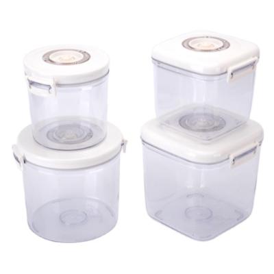 China Microwavable Plastic Airtight Food Fridge Plastic Food Storage Container With Handle Food Saver for sale