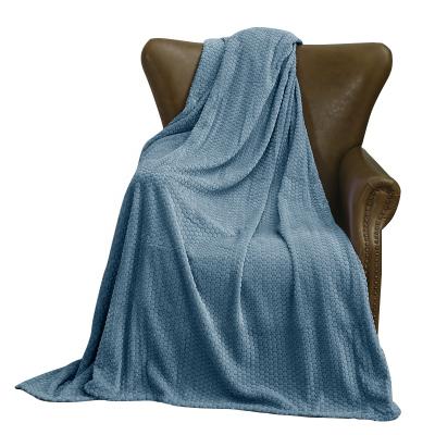 China Super Soft Comfortable Fluffy Throw Blanket Warm Flannel Blanket For Bed Sofa Chair Home Hotel Throw Blanket for sale