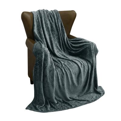 China Factory Green Super Soft Throw Blanket For Couch Throw Blanket Bed Throws Blankets 100% Polyester for sale