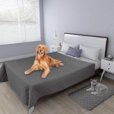 China Waterproof Waterproof Dog Bedspread Pet Cover for Furniture Bed Couch Sofa Reversible Pee Proof Pet Covers for sale