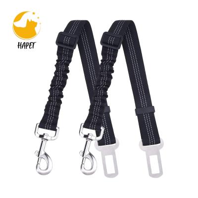 China Travel 2 Packs Adjustable Length Dog Cat Car Seat Belt Pet Car Accessories for Cats and Dogs Pets for sale