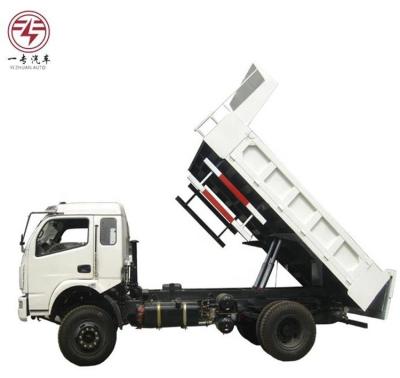 China 5 ton capaciteit AWD Mini Dump Truck 4x4 Off-road Tipper Truck Euro 4 LHD Manual Te koop