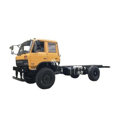 China 4x4 Double Cab LHD Truck Chassis Dongfeng Off Road 5 ton Diesel vrachtwagen voor Afrika Te koop