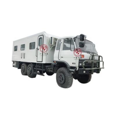 China Dongfeng 4*4 RVs de terreno acidentado Carro RV de luxo/caravana/caravana Ideal para aventureiros à venda