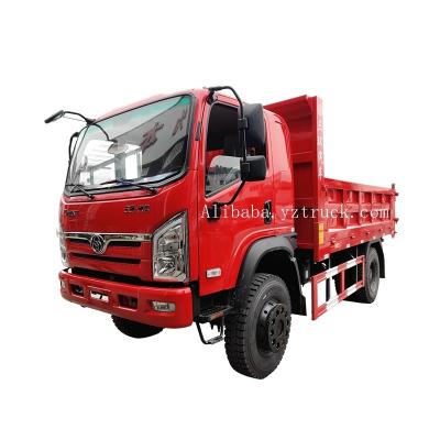 China Dongfeng 10 Ton Euro 5 Cami n volquete di sel 4x4 Transmisi n manual con motor Yuchai for sale