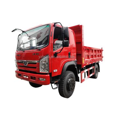 China Segmento de caminhão leve Tipo de combustível diesel Off-road Tipper Truck LHD 5 toneladas Mini Dump Truck 4x4 à venda