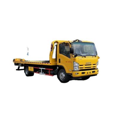 China 4-5 Ton Flatbed Recovery Rollback Wrecker Bed Tow Truck with EURO 5 Emission Standard for sale