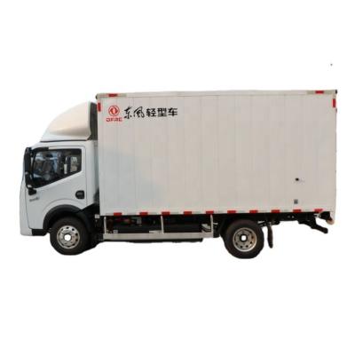 China Electric Fuel Type Dongfeng Cargo Trucks with 4200X2100X2100 mm Cargo Tank Dimension for sale