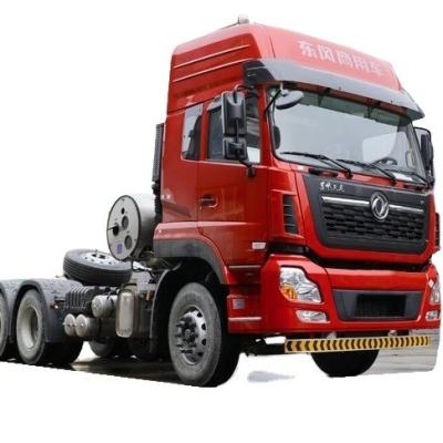 China Dongfeng 6x4 460 PS LNG CNG-Traktor mit Dieselkraftstoff Linkslenker-Anhängerkopf zu verkaufen