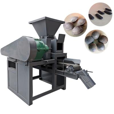 China Making Charcoal BBQ Factory Direct Selling Coconut Shell Wooden Dust Charcoal Powder Ball Barbecue Making Press Briquette Machine With Ball Shape for sale