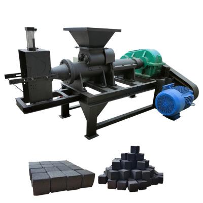 China Grow high efficiency log coconut shell charcoal charcoal powder extruder wood briquette making machine with factory price for sale