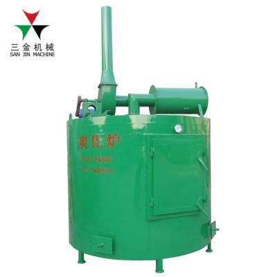 China 3.5-10CBM Bamboo Charcoal Making Machine for sale