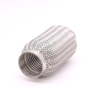 China Stainless Steel SS 304 Silence Generator Mesh Braided Exhaust Pipe Stainless Steel Various Kinds Of Cars for sale