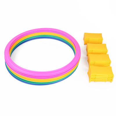 China Outdoor Fun Game Jumping Rings Teaching Sports Toys Hopscotch Jump Kids 8092 for sale