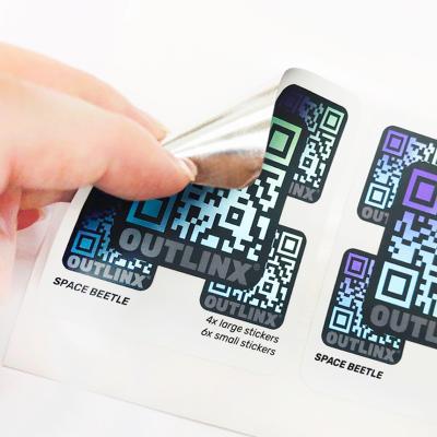 China Custom Unique Smart Watch QR Codes Stickers Coupon Codes Labels Factory Price for sale