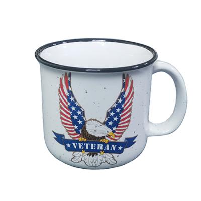 China Automotive Ceramic Travel Mugs Wholesale Promotional Customized Personalized Ceramic Coffee Mug for sale