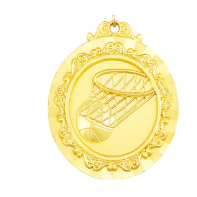 China Europe Factory Custom Personal Promotional Silver Basketball Trophy Medallion And Medal for sale