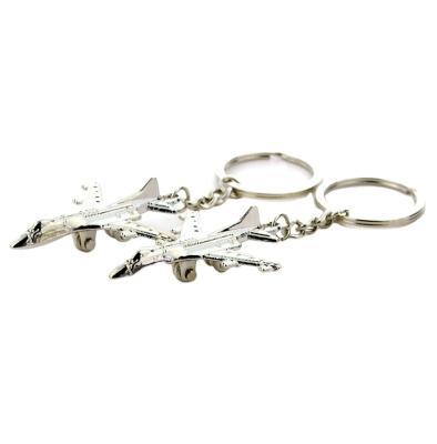 China Custom 3D Metal Airport Personal Aircraft Logo Metal Keychain Souvenir Material Lasered Key Chain for sale