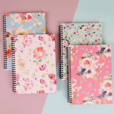 China Hardcover Factory Direct Various Size Delicate Spiral Notebook Custom Printing,Hot Sale Colorful Spiral Notebook Cheap Hardcover Book for sale