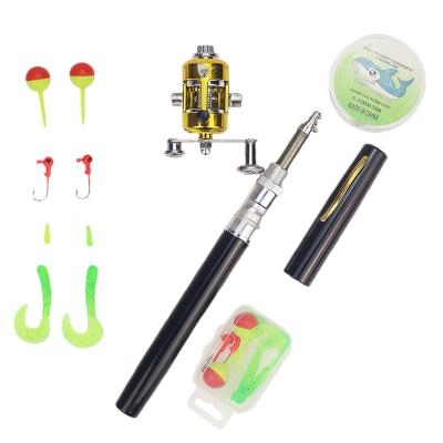 China Glass Cheap Fishing Rods 3ft and Combo Reel Pen Carp Fishing Telescopic Mini Fishing Rod and Reel for sale