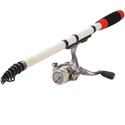 China Telescopic rod 2.7m fiberglass fishing surfcasting surfcasting glass sea fishing rods 1.5m 2.1m combo for sale