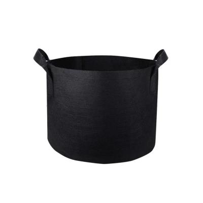 China 5/10/25/400 Gallon Round Environmental Friendly Outdoor Felt Planting Container Heavy Duty Agriculture Growing Bag for sale