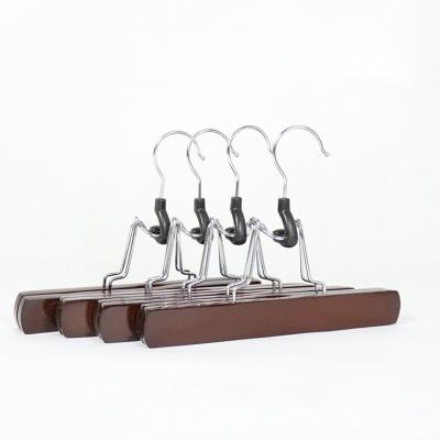 China Wholesale Mental Non-slip Mental Hanger Hook Clip Skirt Display Extension Hair Wig Wrapping Strong Wooden Racks for sale