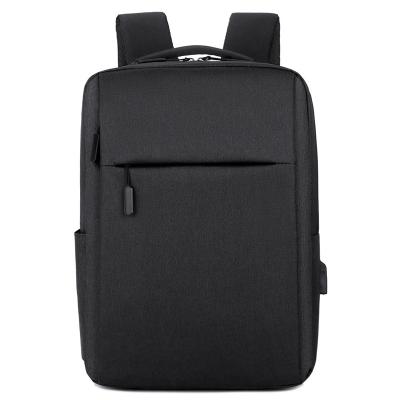 China With Wholesale Custom Logo Packing Soft USB Charging Handle Oxford USB Laptop Backpack for sale