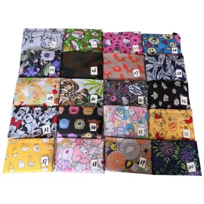 China Wholesale hot sale large capacity folding polyester 210 d cartoon reusable folding shopping bags for sale