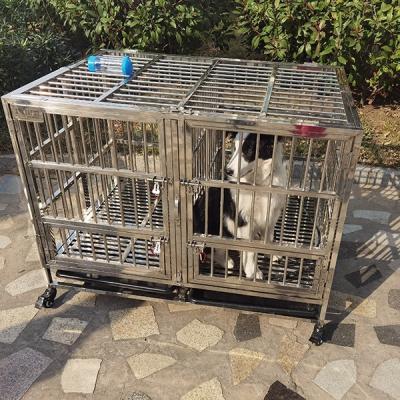 China High Quality Breathable Foldable Stainless Steel Dog Cages On Sale for sale