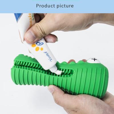 China Sustainable Dog Teeth Cleaning Brush Dog Chewing Cleaning Brush Dog Toothbrush for sale