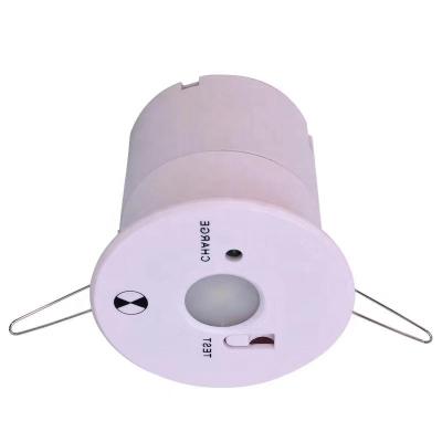 China Emergency Lighting 3W Non-maintained LED Emergency Downlamp Circular Recessed Emergency Light 3hours CE ROHS Certification for sale