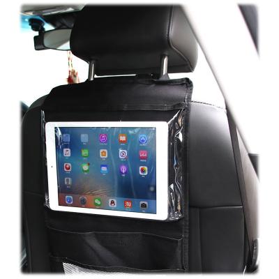 China Universal Travel Convenient Accessories Oxford Car Back Seat Storage Bag Protector Tablet Holder with Touch Screen for sale