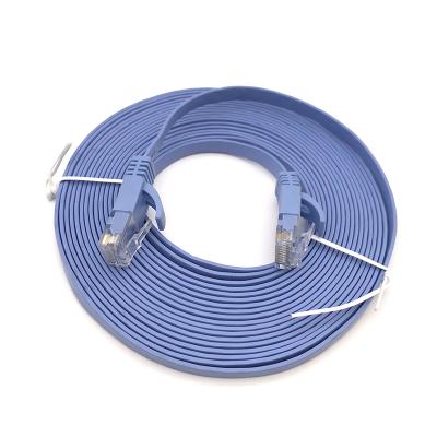 China Cat6 Telecommunication Network Cable 1m Flat Utp Cat 6 Patch Cord Ethernet Cable for sale