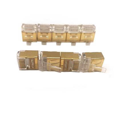 China For cat6/cat7/cat8 China suppliers Rj45 short connector manufacture Cat7Cat8 Rj45 connecting connector for sale