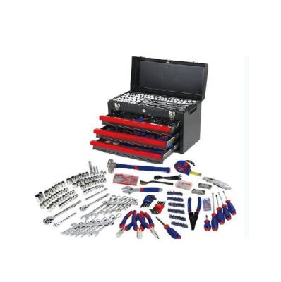 China 408pcs Household Tool Kit With Heavy Duty 3-Drawer With Metal Box for sale