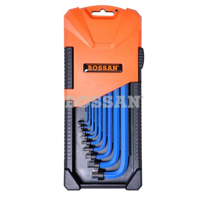 China Household Tool Kit 9PCS Extra Long Arm Hex Wrench Set for sale