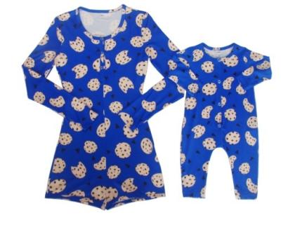 China In-Stock Sleepwear Playsuit Women QUICK DRY Pajamas Mother And Kids for sale