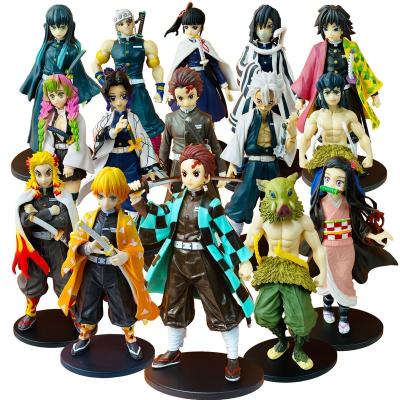 China High quality cheap japanese kimetsu demon slayer mitsuri kanroji stock number fast delivery style 15 anime figure no yaiba PVC figure for sale