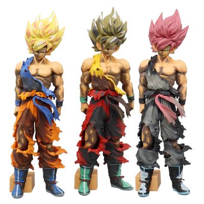 China Good Quality Dragon Z Ball Anime Action Numbers Cartoon Style Goku Big PVC Anime Figure For Anime Fans for sale