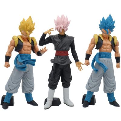 China Best Selling Japanese Anime Action Figure 3 Styles 31cm Gogeta Action Figure Goku Dragon Ball Model Toy Fast Delivery Market for sale